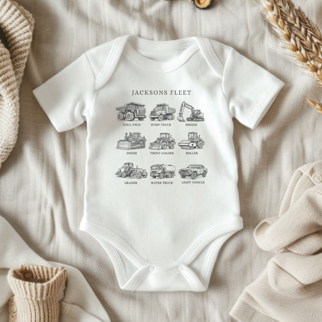 Personalised Fleet Vehicle Onesie