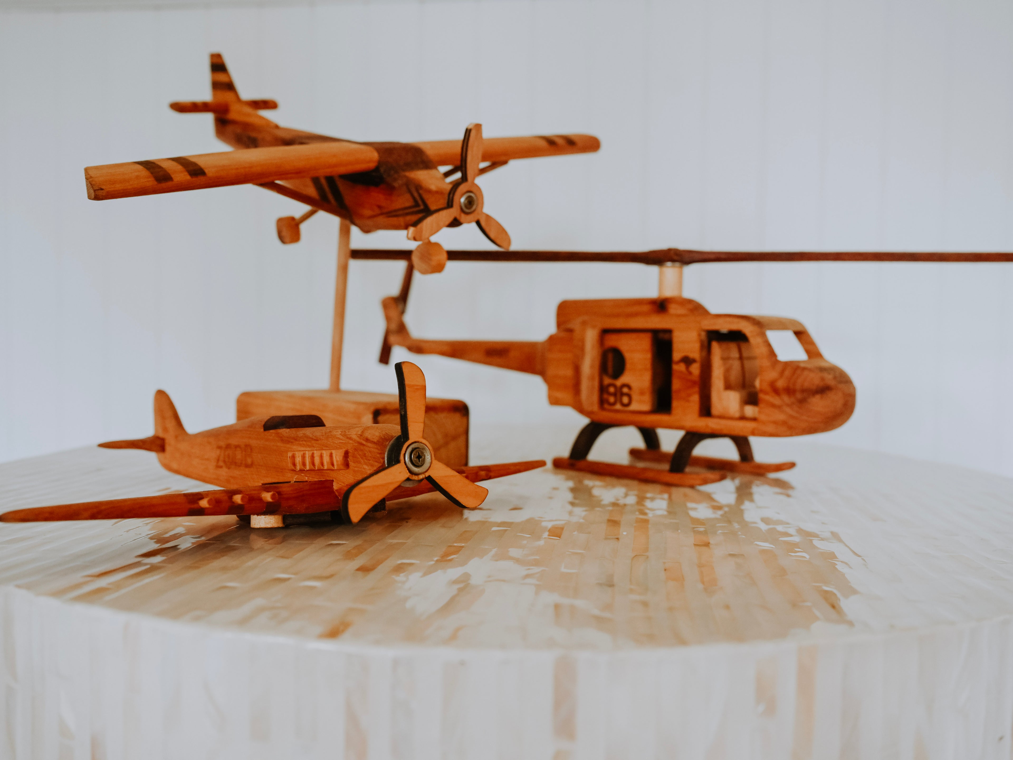 Bespoke Custom Design Toys and Display Peices Heirlooms. Wooden replica planes and helicopters