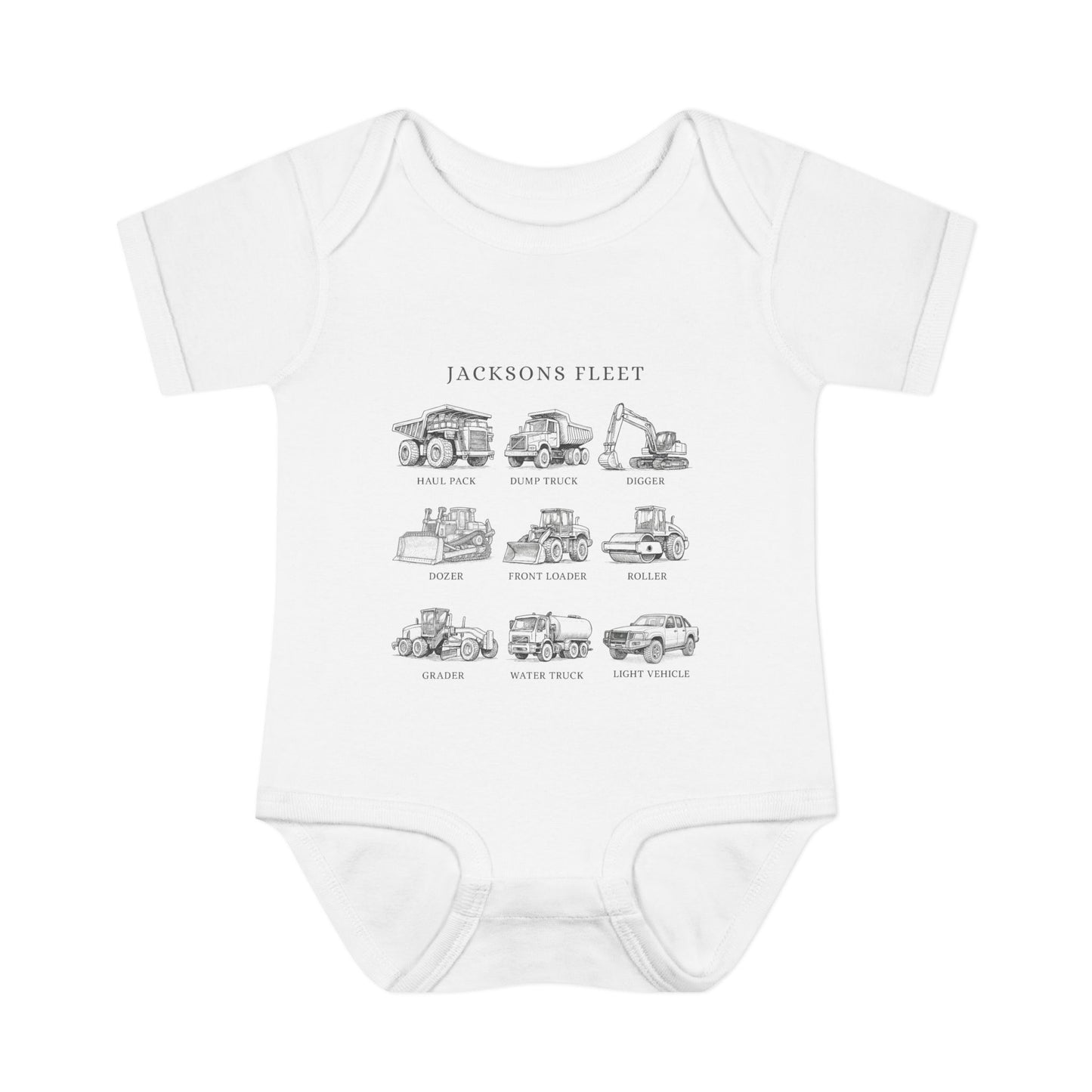 Personalized Fleet Vehicle Onesie