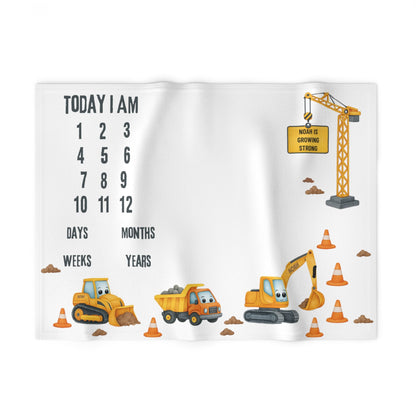 Personalised Milestone Fleece Blanket