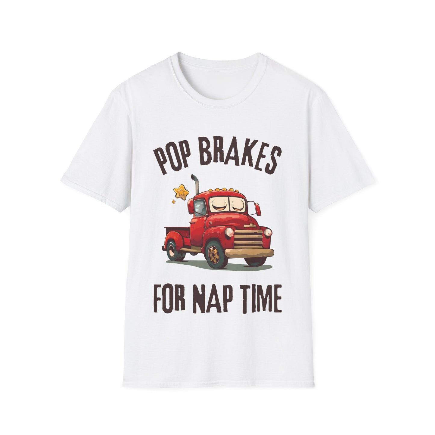 Personalized "Brakes for Nap time" Vintage Ute Truck T-Shirt