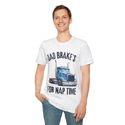 Personalized "Brakes for Nap time" Road Train T-Shirt