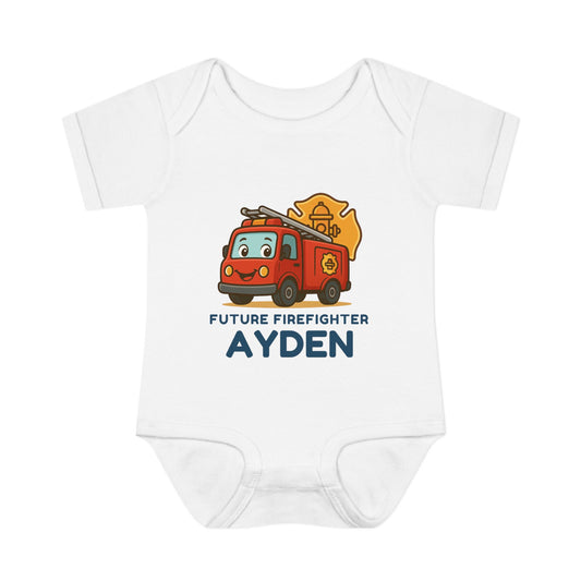Personalized Future Fire Fighter Onesie