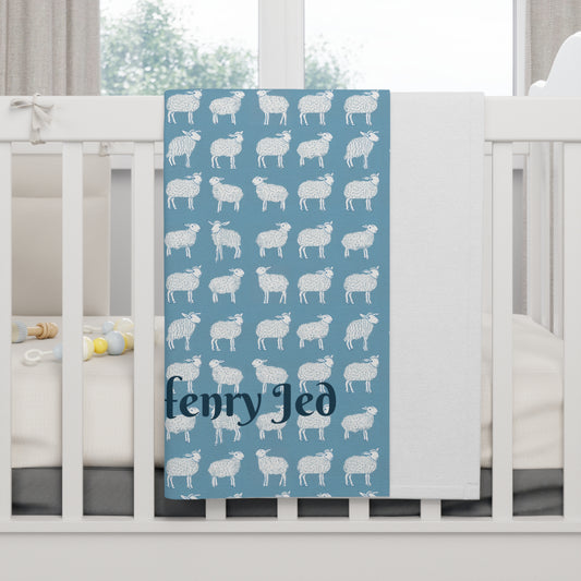 Sheep Fleece Baby Blanket