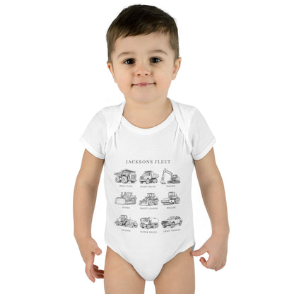 Personalized Fleet Vehicle Onesie