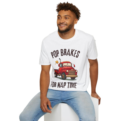 Personalized "Brakes for Nap time" Vintage Ute Truck T-Shirt