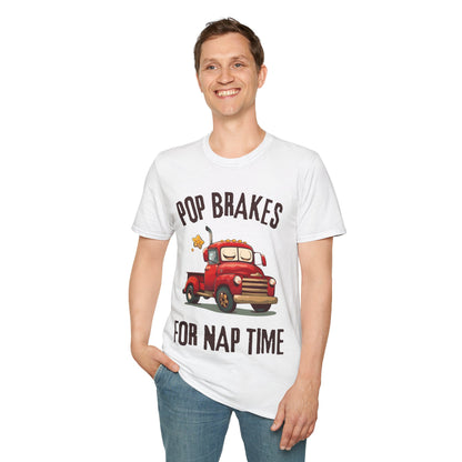 Personalized "Brakes for Nap time" Vintage Ute Truck T-Shirt