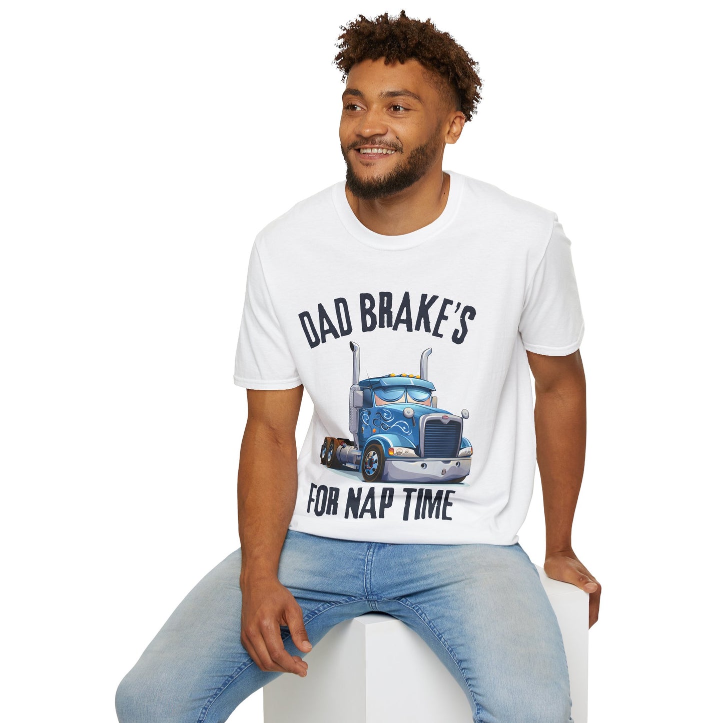 Personalized "Brakes for Nap time" Road Train T-Shirt