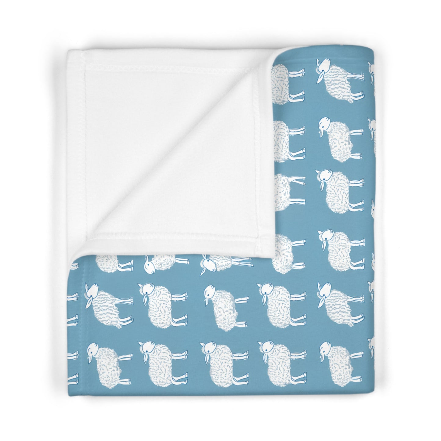 Sheep Fleece Baby Blanket