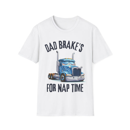 Personalized "Brakes for Nap time" Road Train T-Shirt
