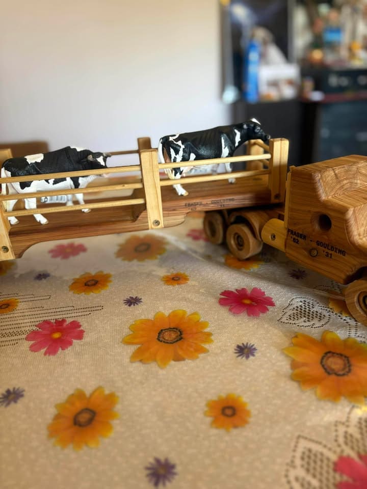 Custom stock Crate Low Loader that is custom built to hitch a 7kg ark and become a road train