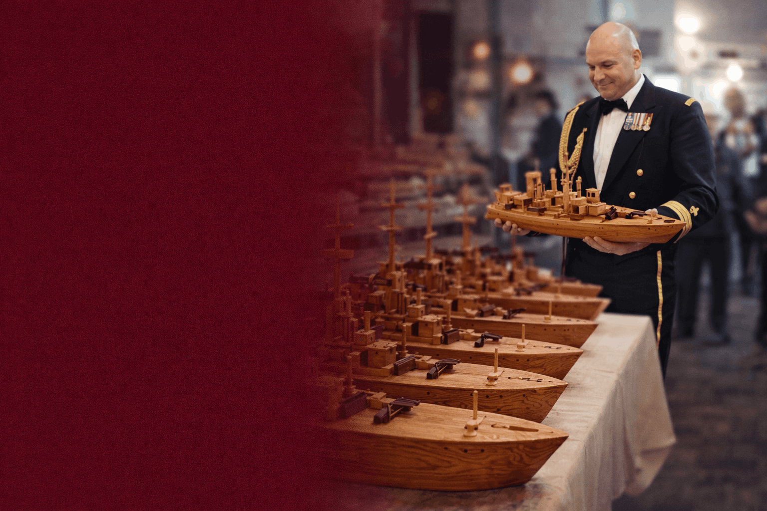 Ballard Bear corporate display piece at an Australian expo