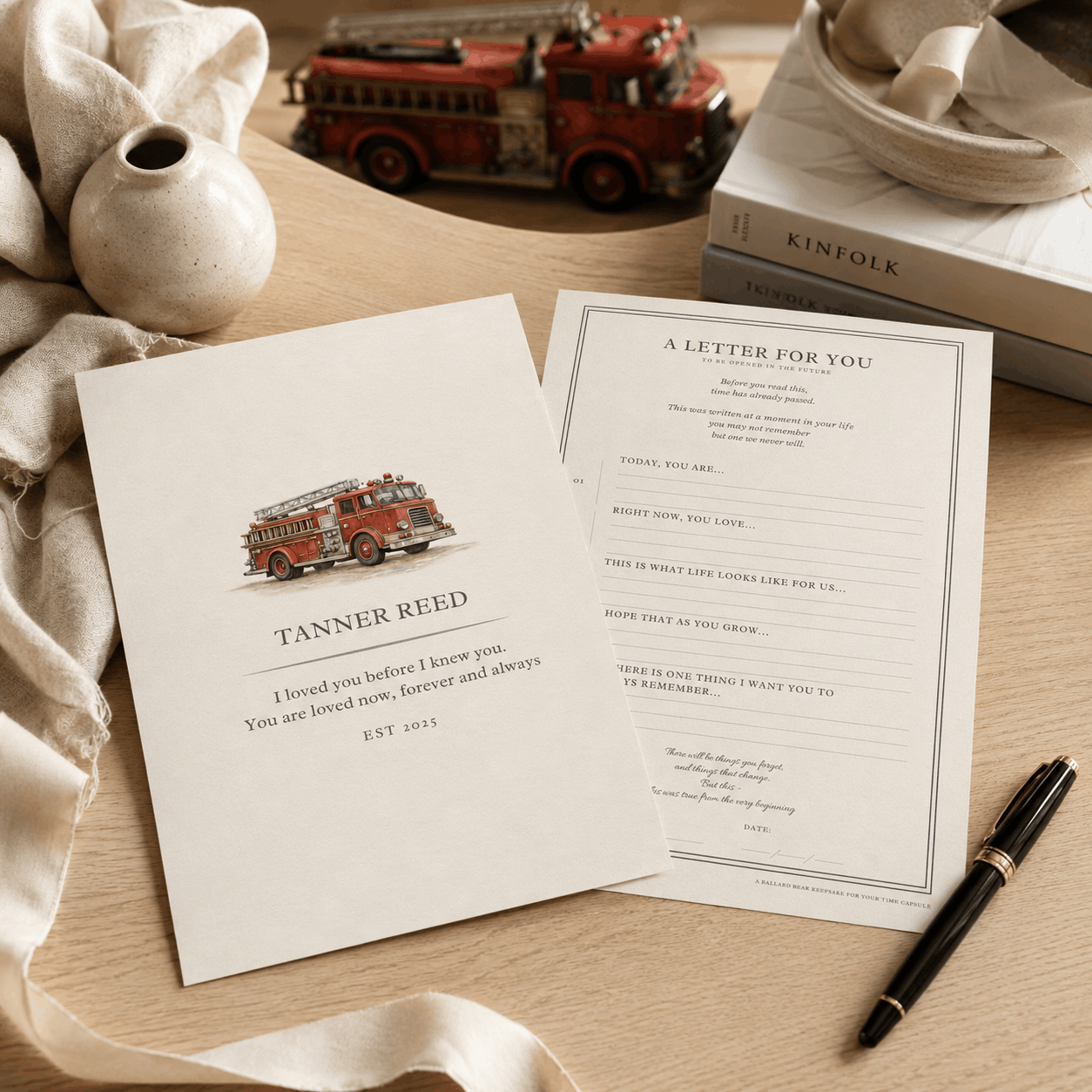 The Newborn Archival Legacy Collection — Fire Truck Edition