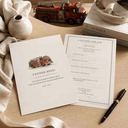 The Newborn Archival Legacy Collection — Fire Truck Edition