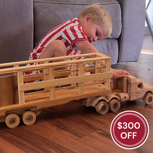 Personalised Wooden Livestock Truck