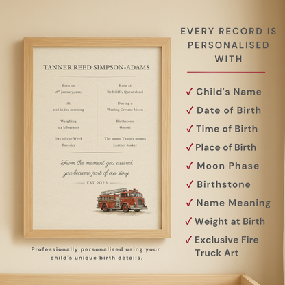 Personalised Newborn Birth Collection