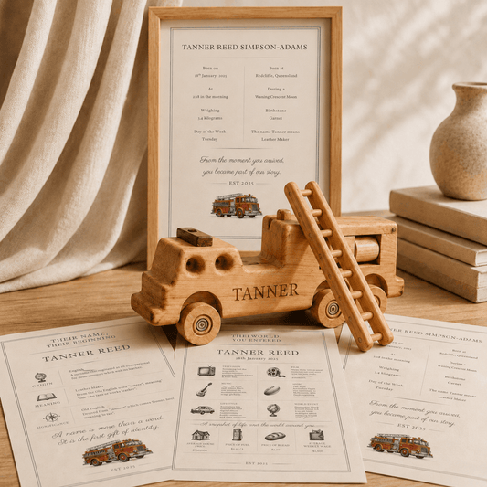 The Newborn Legacy Collection — Fire Truck Edition